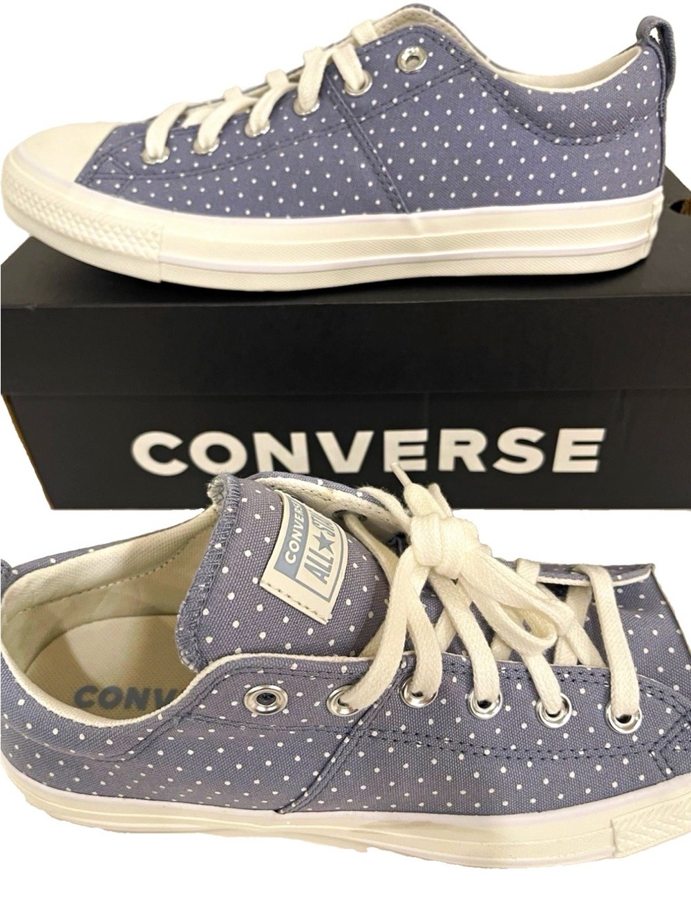 Converse Chuck Taylor All Star Madison Polka Dot Low Top A13655C Women’s 10 NIB